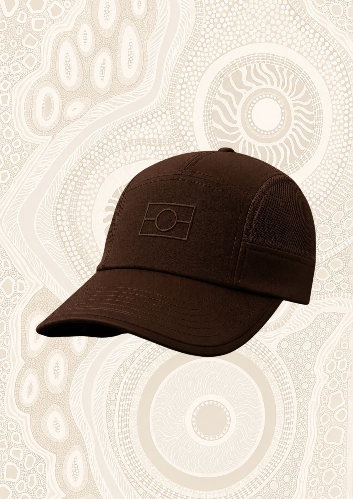 FLORii Flag Cap - Chocolate Brown