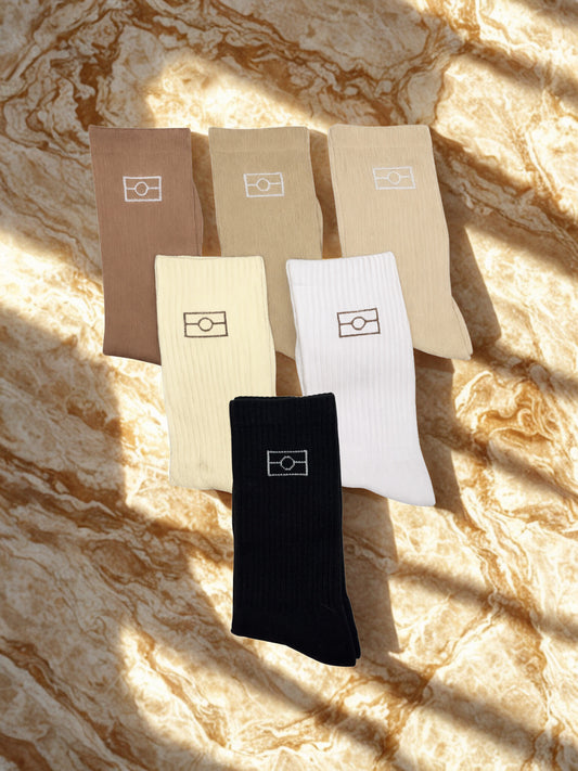 Aboriginal Flag Crew Socks