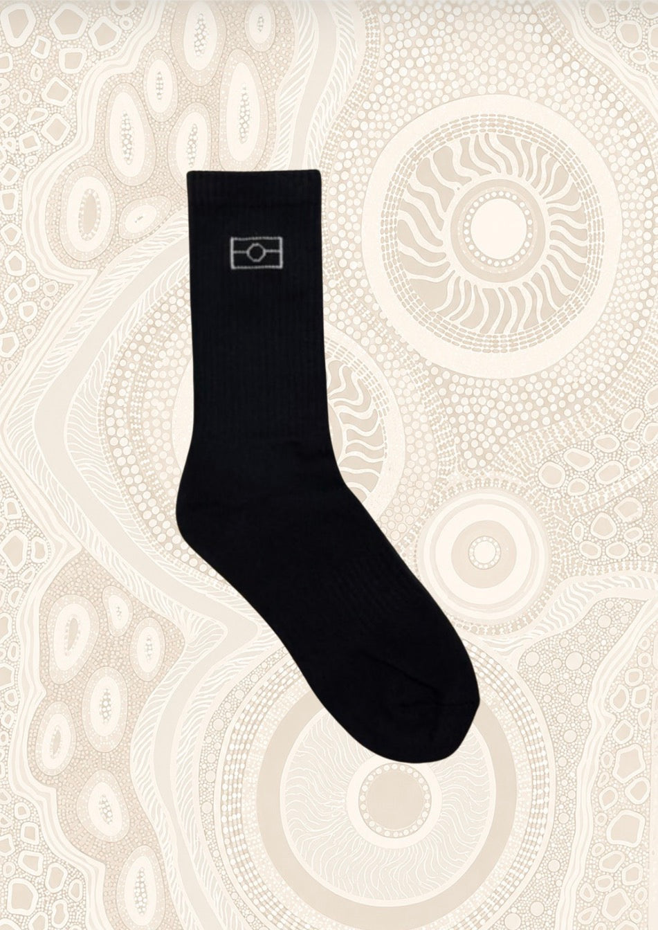 Aboriginal Flag Crew Socks