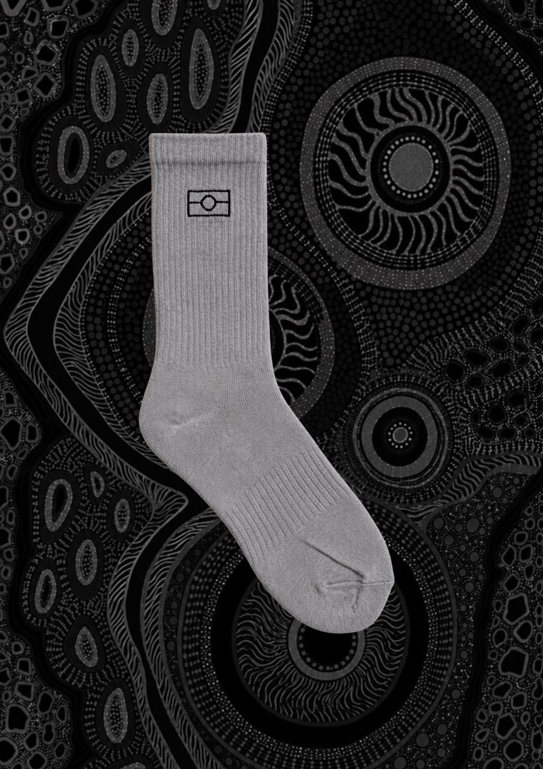 Aboriginal Flag Crew Socks